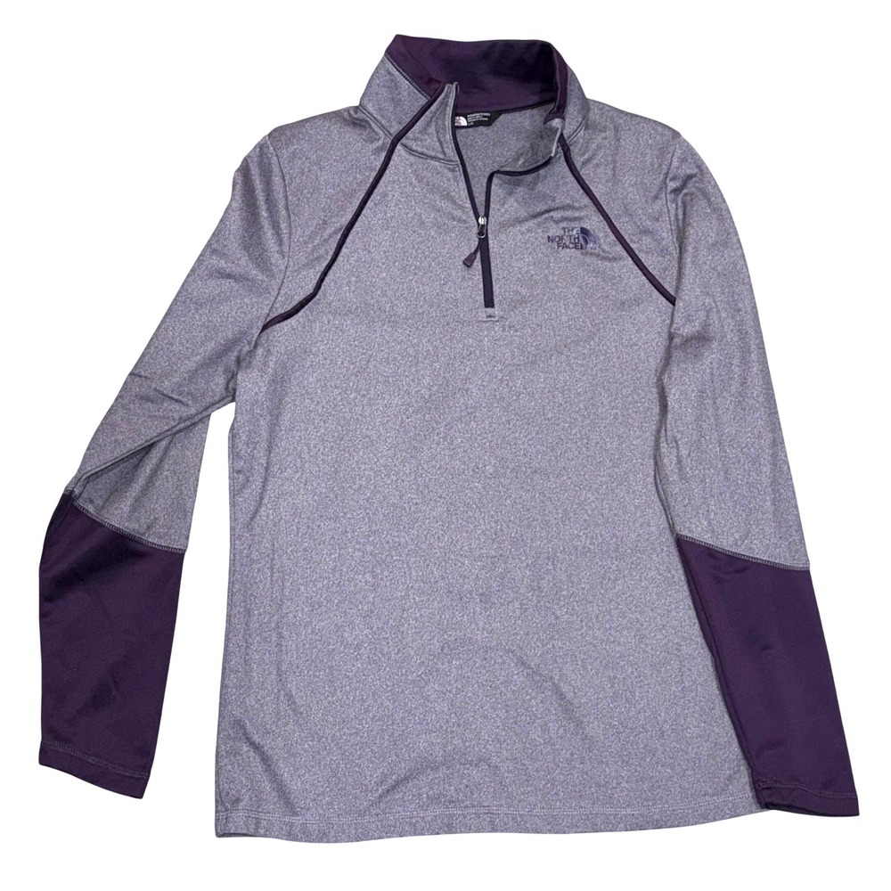 The North Face Canyonlands‎ 1/4 Zip Purple Pullover Jacket Sz Lg Flawless